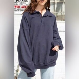 Brandy Melville Navy Archer Sweater